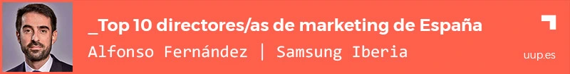 Director de marketing Samsung España (Iberia) 2021 - Alfonso Fernández