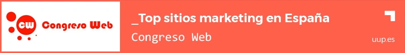 Top sitios de marketing España - Congreso Web