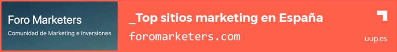 Top sitios de marketing España - Foro Marketers