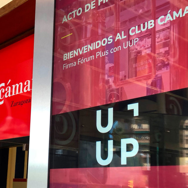 Uup forma parte del Fórum Plus de Club Cámara de Zaragoza